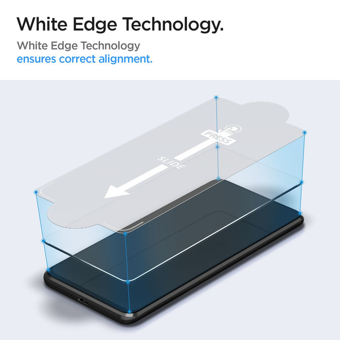 Vidrio Templado Spigen Glas.tr Slim Paquete de 2 Galaxy A34 5G Transparente