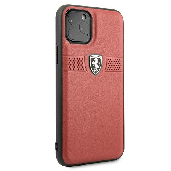 Ferrari FEOBAHCN58RE iPhone 11 Pro 5.8 "rojo / red hardcase Off Track Leather