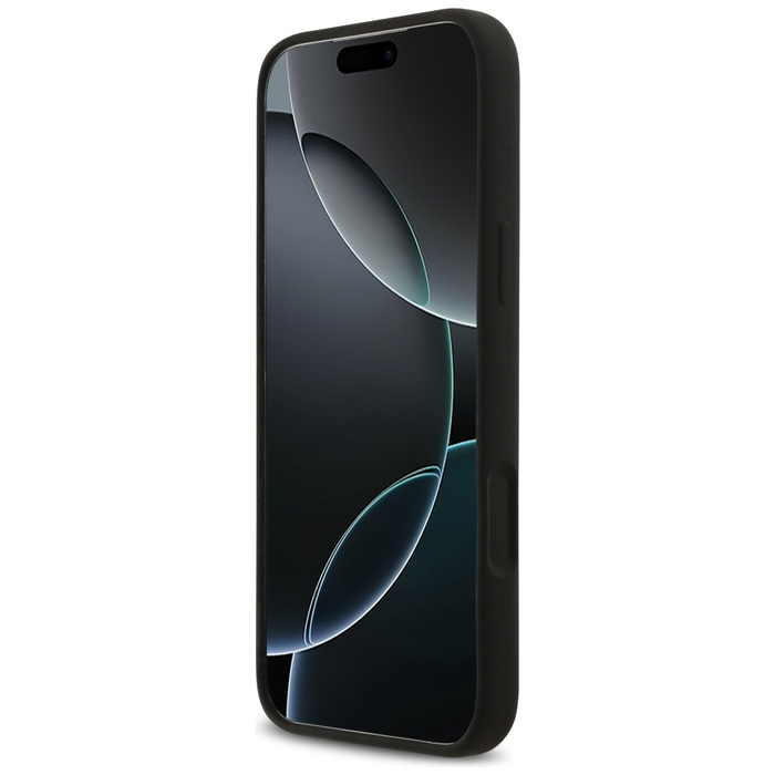 Etui Karl Lagerfeld Silicone K&C Sketch  & Logo MagSafe do iPhone 17 Pro Max czarny