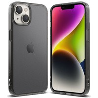 Ringke Fusion MATTE hülle iPhone 14 Plus Abdeckung mit Gelrahmen grau