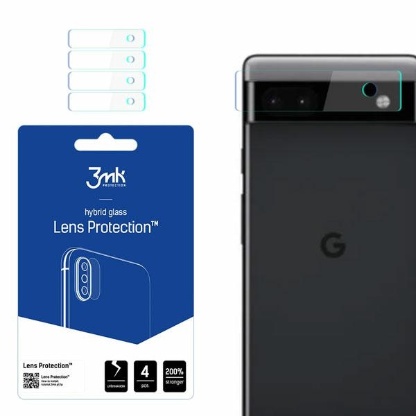 3mk Objektiv Schutz Google Pixel 6a Schutz für Kameraobjektiv 4pcs