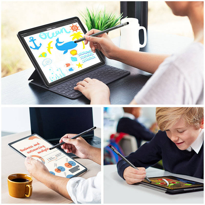 Joyroom passiver Stylus Eingabestift für Smartphone Tablette schwarz (JR-DR01)