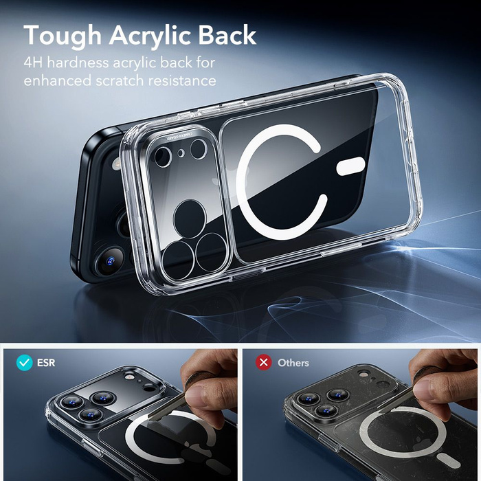 ESR CLASSIC HYBRID MagSafe &amp; GEHÄRTETES GLAS IPhone 17 PRO MAX KLAR