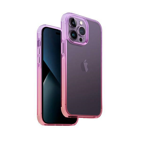 Uniq Combat Duo coque iPhone 14 Pro Max 6.7" lilas-rose/lilas lavande-rose