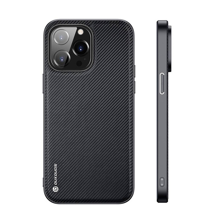 Dux Ducis Fino housse iPhone 14 Pro nylon bleu