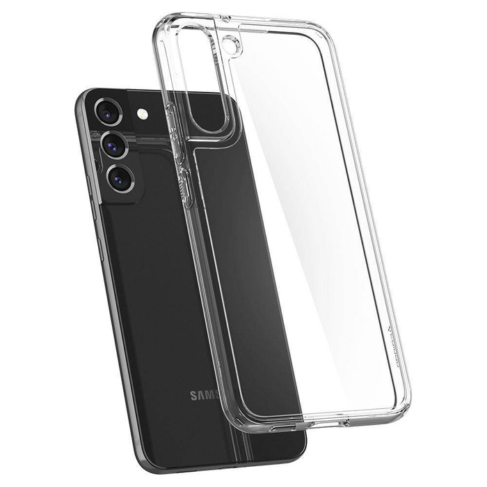 Telefontok Ultra Hybrid Samsung Galaxy 3MK kristálytiszta + SPIGEN rugalmas Szkło