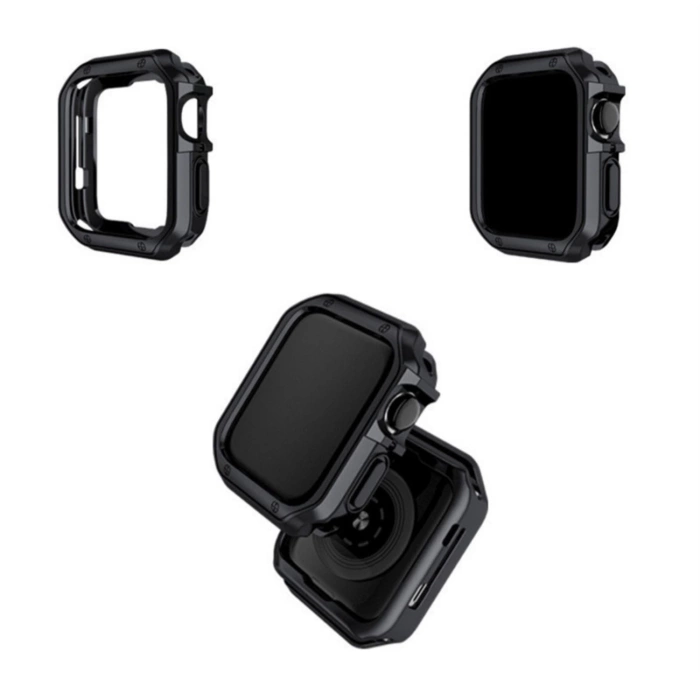 Soft Strong Watch Case für Apple Watch 40 mm (Serie 4/5/6/SE) - Schwarz