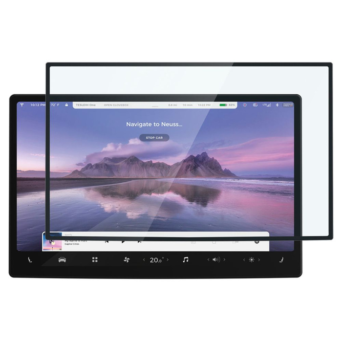 Vetro temperato Spigen VETRO FC "EZ FIT" TESLA MODEL X 2022 / MODEL S 2021 NERO