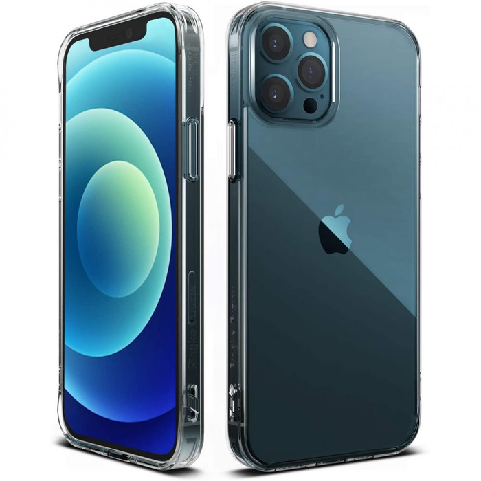 Telefontok Ringke Fusion iPhone 12 12 12 Pro Clear Clear Clear Case