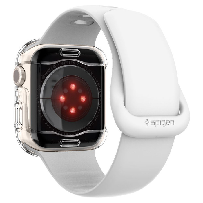 Coque Spigen Ultra Hybrid Apple Watch 7 / 8 / 9 (41 MM) CLAIR COMME DE L'EAU DE ROCHE