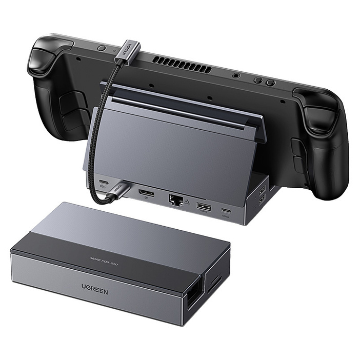 Adapter / Hub USB-C 9in1 Ugreen CM800, DisplayPort (4K 120Hz), Ethernet RJ45, USB, SD/TF