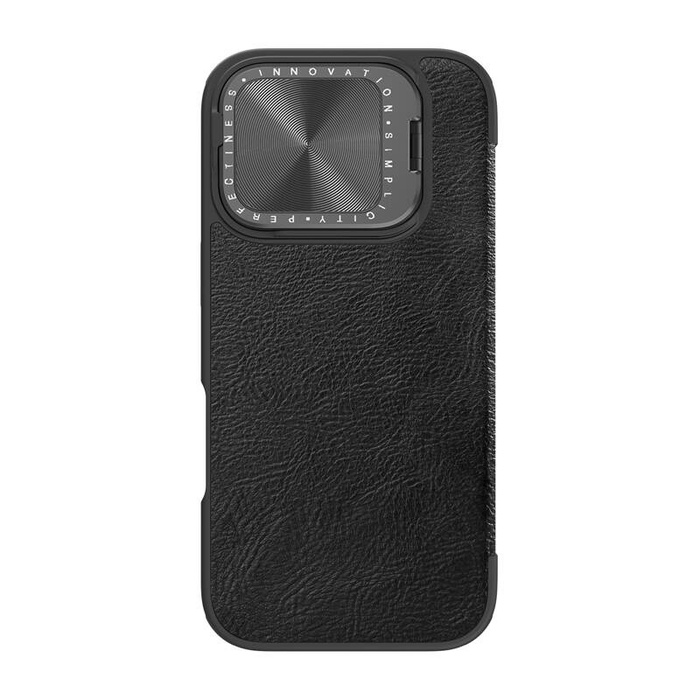 Nillkin Qin Book Prop Case for Apple iPhone 16 Classic Black