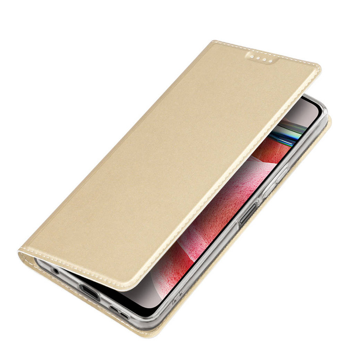 Funda Dux Ducis Skin Pro para Xiaomi Redmi Note 12 Funda Flip Card Wallet Stand Gold