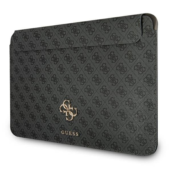 GUESS Laptop Tablet 13 Hülle 4G Big Logo Grau Tasche