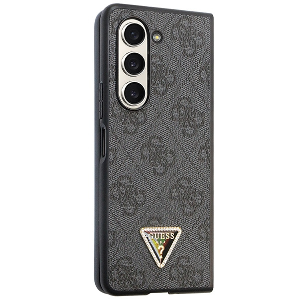 Hülle Guess GUHCZFD5P4TDPK F946 Galaxy Z Fold 5 schwarz/schwarz hartcase Leder 4G Diamond Triangle Case