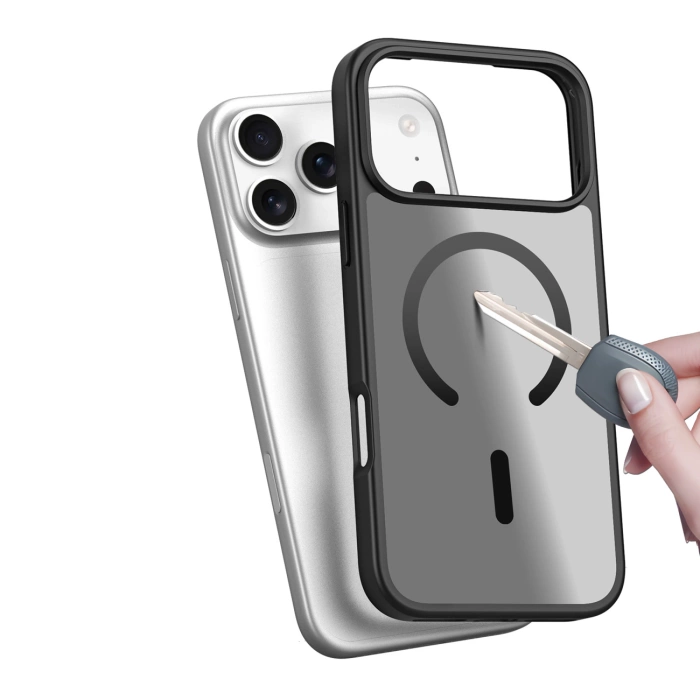 Dux Ducis Yind iPhone 17 Pro Hülle kompatibel mit MagSafe - Schwarz