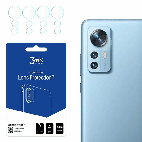 3mk Protection d'objectif Xiaomi 12 Pro Protection pour objectif de caméra 4pcs