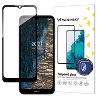 Superpevné lepidlo Wozinsky tempered Glass Full Glue pro celý displej s rámečkem Case Friendly Nokia C20 / C10 černá