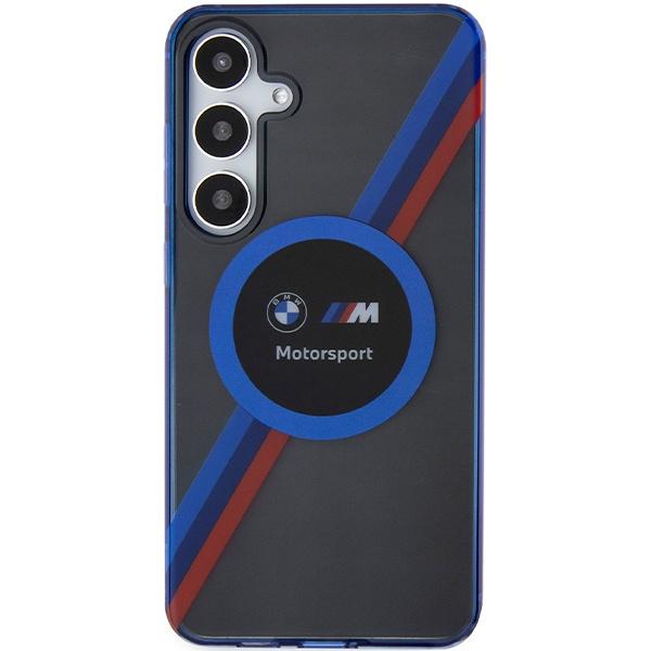 Hülle BMW BMHMS24S23HTPUK Galaxy S24 S921 schwarz/schwarz hartcase Motorsport IML Circle MagSafe Case