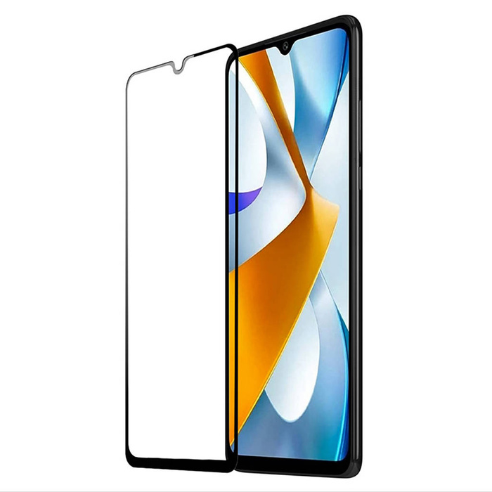 Protecteur d&#39;écran en verre trempé Dux Ducis 9D pour Xiaomi Poco C40 9H avec cadre noir