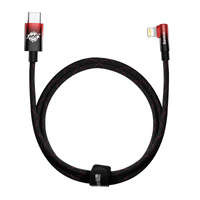 Baseus MVP 2 Elbow-shaped Fast Charging Data Cable Type-C to iP 20W 1m Black+Red