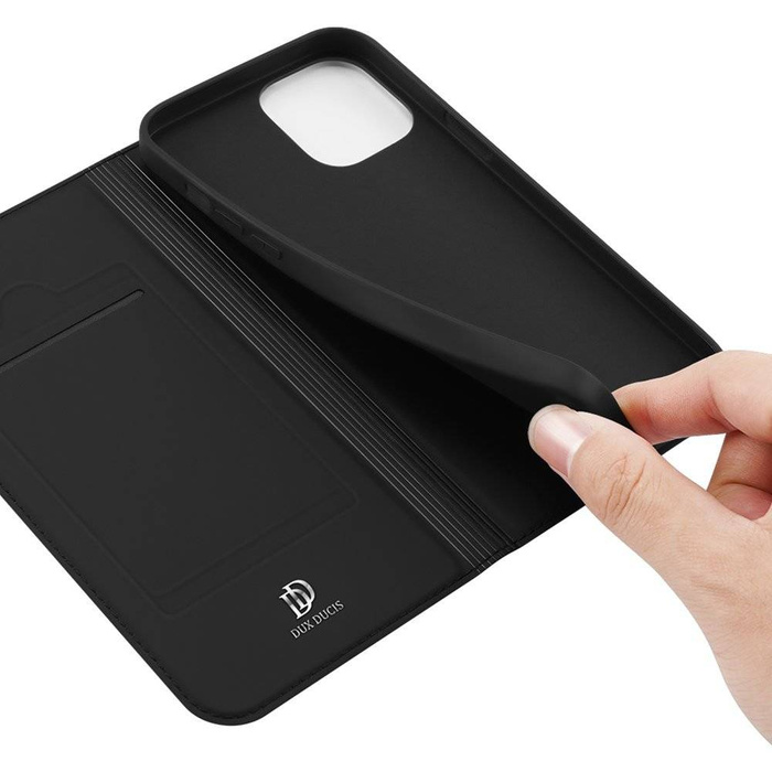 Dux Ducis Skin Pro Custodia tipo libreria per iPhone 13 Pro Max nera