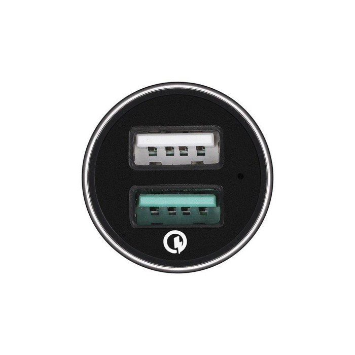 Charger Spigen F27qc Qc3.0 2-port Car Charger Black