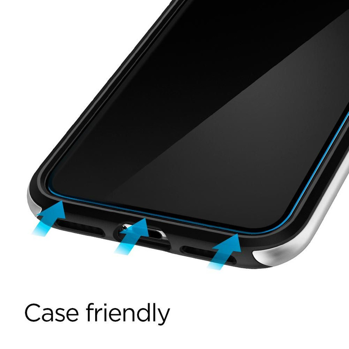 SPIGEN Iphone 11 Pro X / Xs Glas Fc 2er-Pack Schwarz