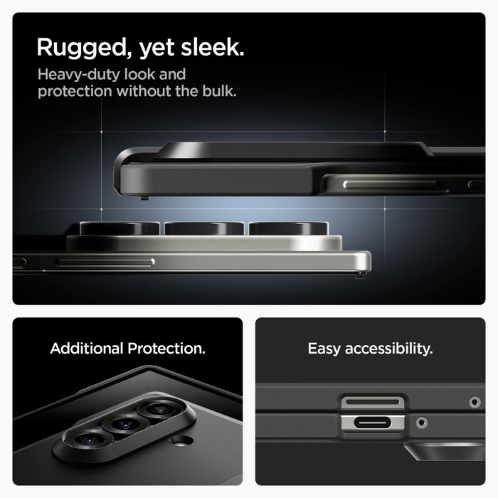 SPIGEN TOUGH ARMOR PRO MAG MAGSAFE GALAXY Z FOLD 7 NERO