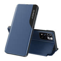 Eco Leather View Case elegante funda con tapa abatible y función de soporte Xiaomi Redmi Note 11 Pro+ 5G (China) / 11 Pro 5G (China) / Mi11i HyperCharge / Poco X4 NFC 5G azul