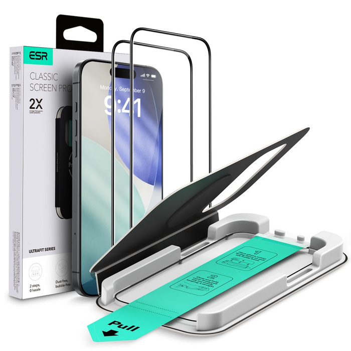 Tempered Glass ESR ULTRAFIT GEHÄRTETES GLAS 2ER-PACK IPhone 17 PRO MAX KLAR