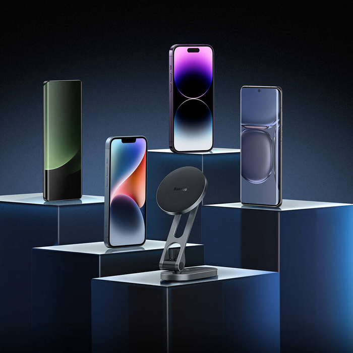 Baseus T-Space magnetische Autohalterung für das Cockpit – Silber