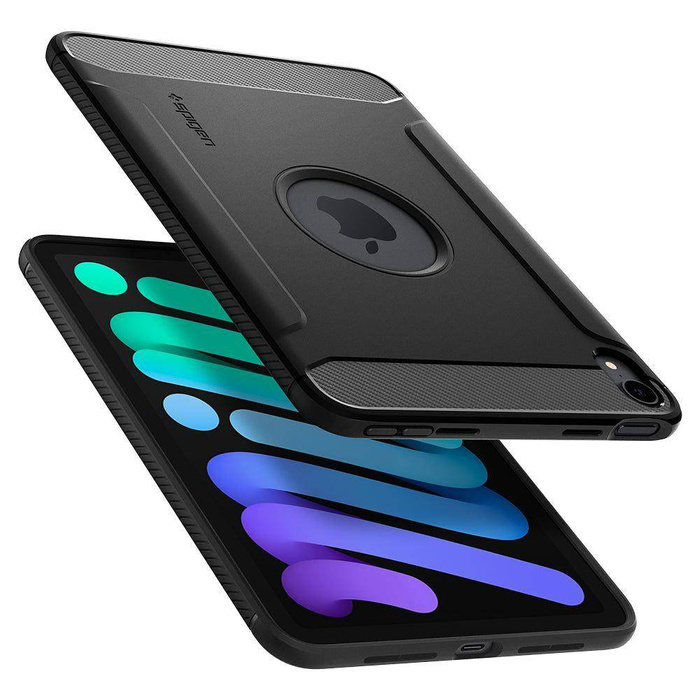 Spigen Rugged Armor iPad Mini 6 2021 MATTE Negro