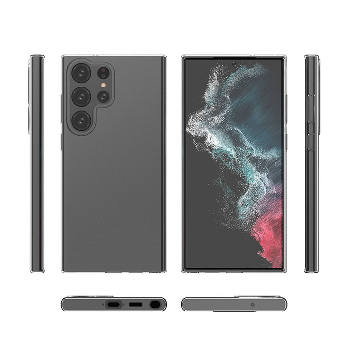 Ultra Clear 0,5 mm Hülle für Samsung Galaxy S23 Ultra dünne Hülle transparent
