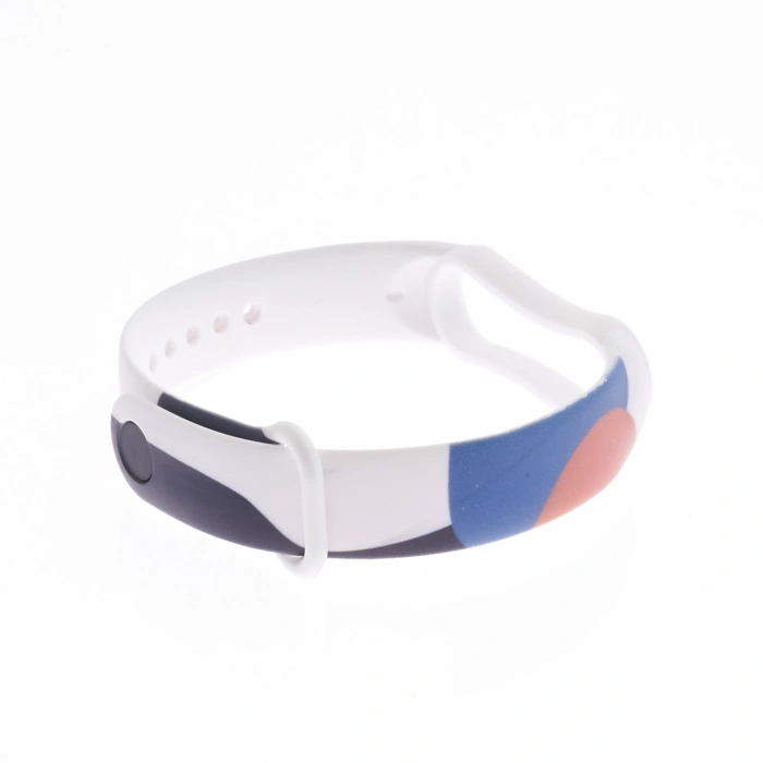 Strap Moro opaska do Xiaomi Mi Band 3 / 4 silikonowy pasek bransoletka do zegarka wzór 10