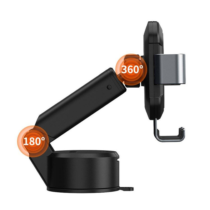 Baseus Gravity Car Mount Dashboard Windshield Phone Bracket Holder black (SUYL-TK01)