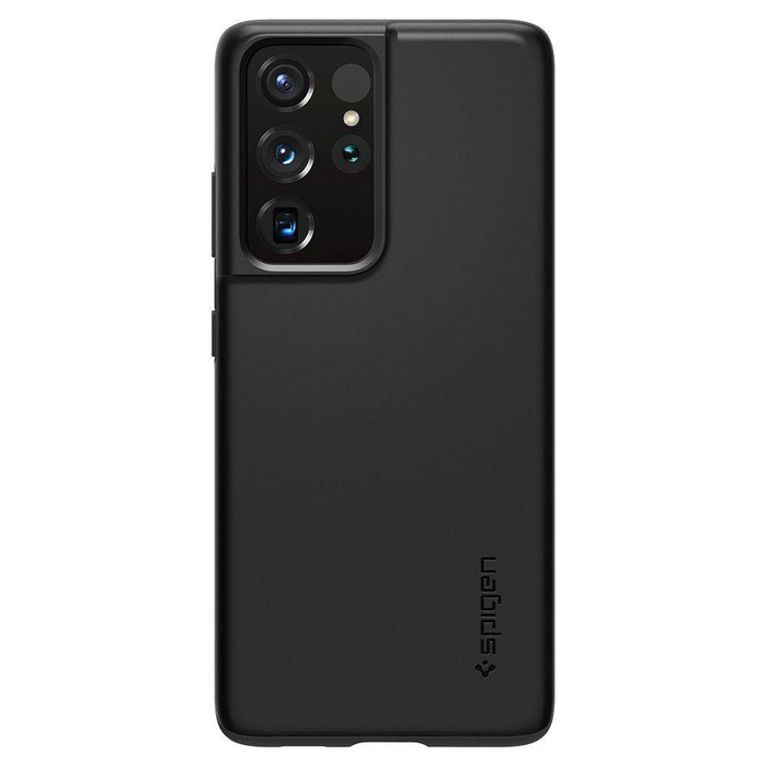 Case SPIGEN Galaxy S21 Ultra Thin Black Black Fit Case
