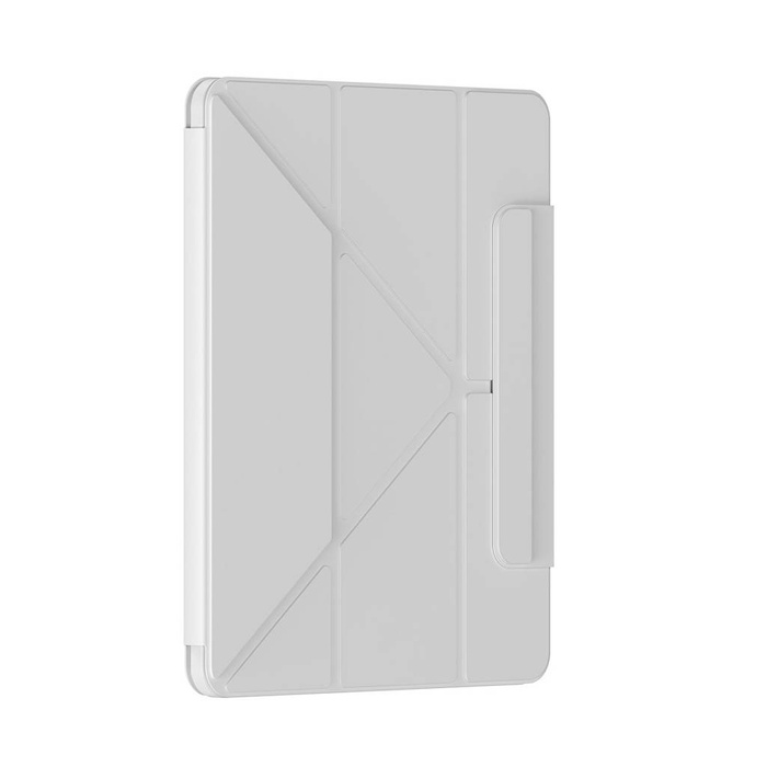 Baseus Safattach Y-type para iPad Pro 12.9" 2018/2020/2021 funda con soporte blanca (ARCX010102)