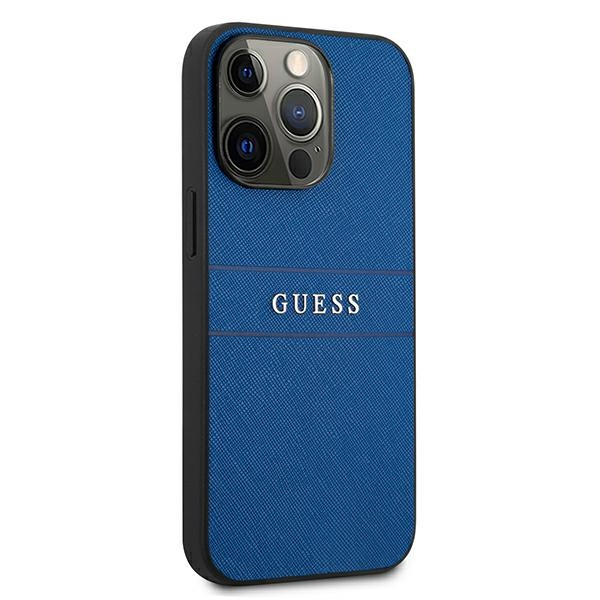 Modré Puzdro GUESS Apple iPhone 13 13 Pro Case Strap