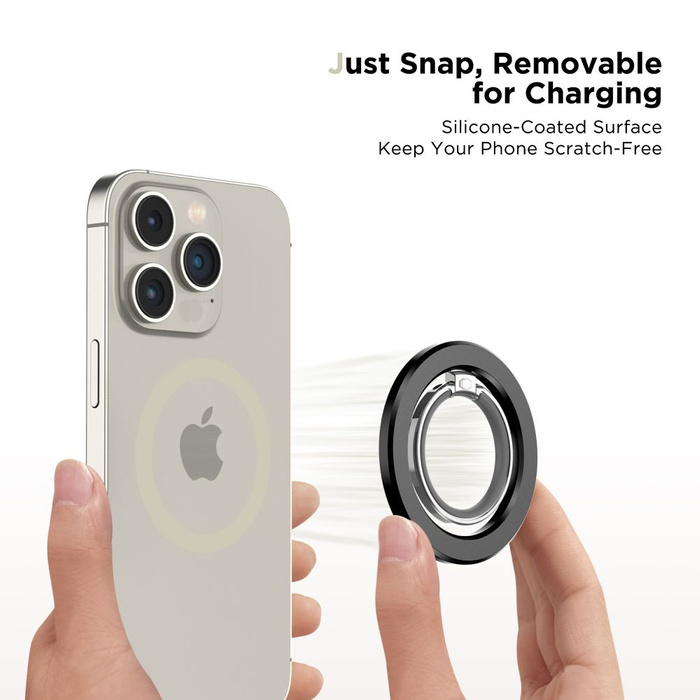 Uchwyt Tech-protect Mmr300 Magsafe Phone Ring Black Case