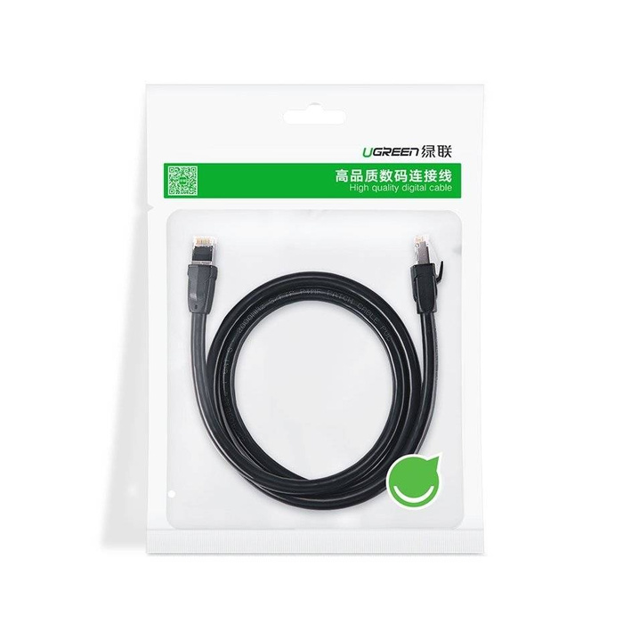 Ugreen cable câble réseau internet Ethernet patchcord RJ45 Cat 8 T568B 2m noir (70329)