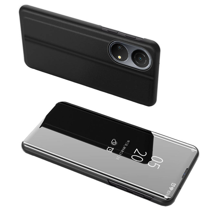 Custodia Clear View Case per Honor X7 / Honor Play 30 Plus flip cover nera