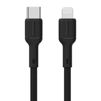 Dudao L9X 30W USB-C - Lightning Kabel 2m - Schwarz