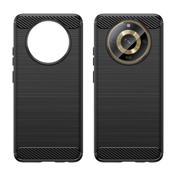 Coque flexible en carbone pour Realme 11 Carbon Case - noir