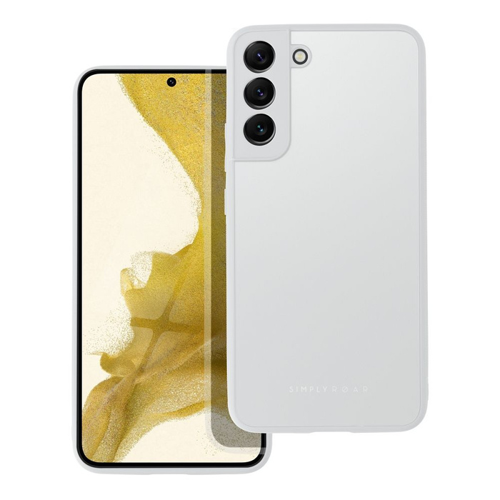 Roar case MATTE Glass Case - for Samsung Galaxy S22+ steel