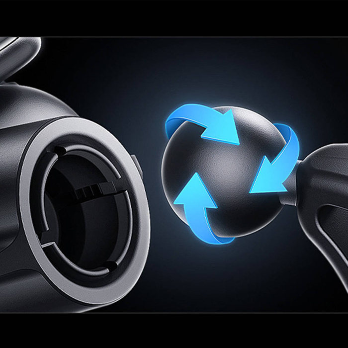 Baseus Steel Cannon Pro solární automat držák kokpit auta černý (SUGP010001)