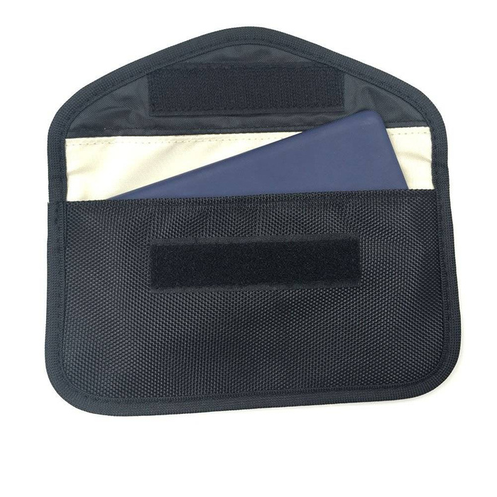 Custodia antifurto per chiavi auto Telefono Radio Blocking Faraday Box Faraday Cage 20cm x 11cm Nero