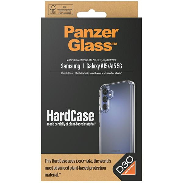 PanzerGlass HardCase Samsung Galaxy A15 / A15 5G D3O 3xMilitary grade transparent 0463