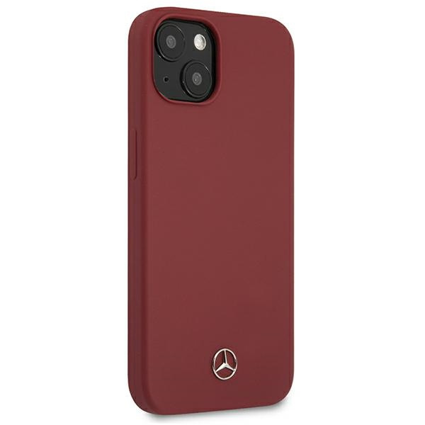 Pouzdro MERCEDES Apple iPhone 13 Mini Silicone Line Red Hardcase