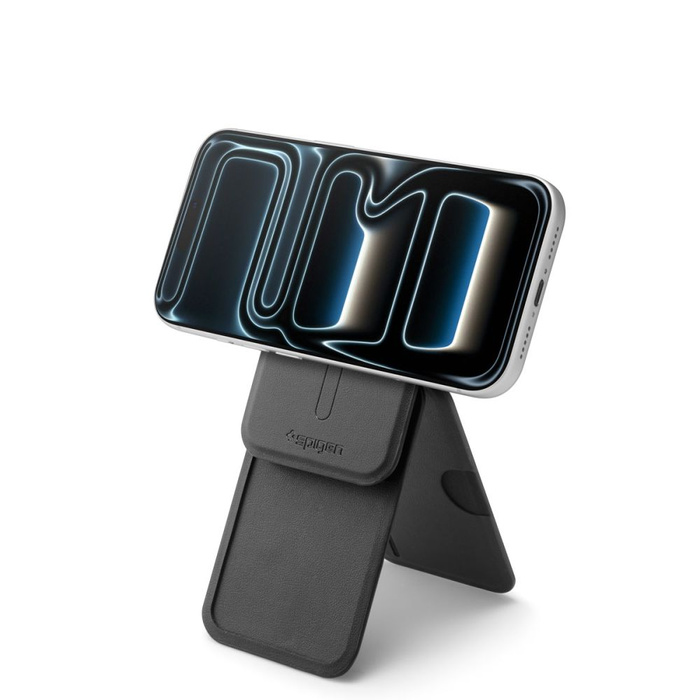 Spigen S314-2 TRÍPODE SLIM FOLD MagSafe UNIVERSAL MagTARJETERO NETIC NEGRO